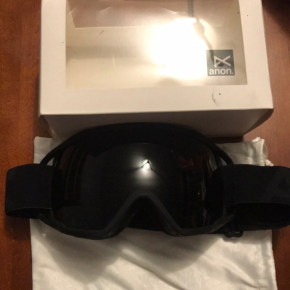 Black Ski Goggles